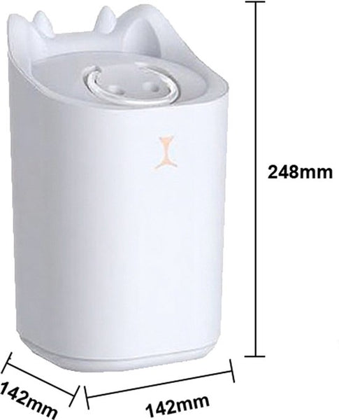 Ultrasone Luchtbevochtiger met Grote Watercapaciteit – Stil & Veilig – Nachtlampfunctie – Voor Babykamer, Slaapkamer & Woonruimte