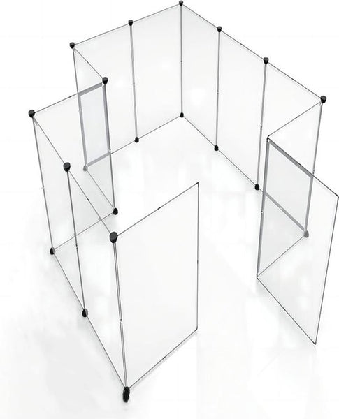 Kattenren voor Binnen - 204 x 102 x 71 cm - Konijnenren - Puppyren - Knaagdierenren - Ren voor Kitten en Puppy - Verstelbaar - Op Maat te Maken