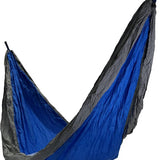 4gardenz® Outdoor Hangmat – Parachutestof – 270 cm – Compact & Sterk - Blauw