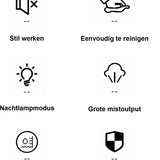 Ultrasone Luchtbevochtiger met Grote Watercapaciteit – Stil & Veilig – Nachtlampfunctie – Voor Babykamer, Slaapkamer & Woonruimte