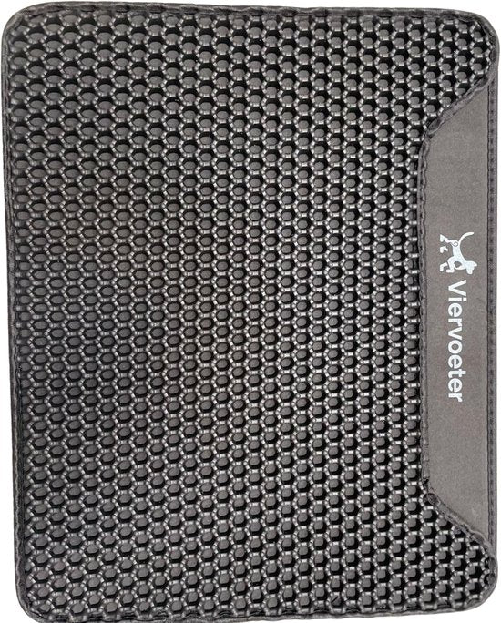 Kattenbakmat - 40 x 50 cm - Waterdicht - Dubbele laag - Uitloopmat - Placemat Kat - Schoonloopmat Kattenbak - Katten Grit Opvanger - Katten Mat