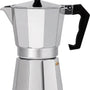 Chefino Percolator 6 Kops – Moka Pot 270 ml – Espressopot voor Italiaans Koffiezetten – Aluminium Mokkapot – Espressomaker voor Gasfornuis