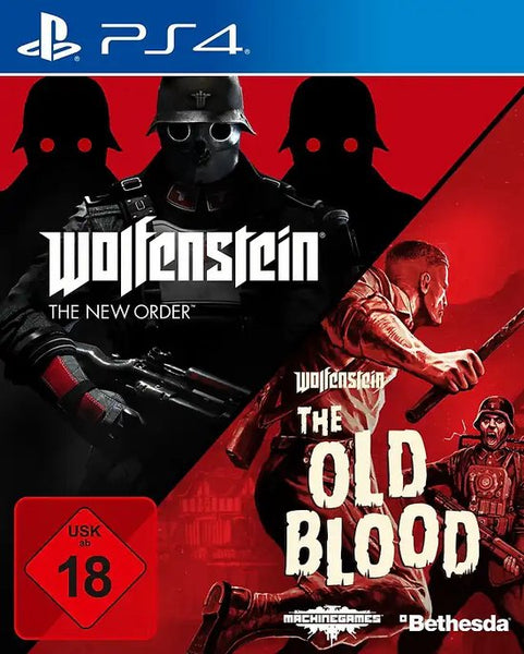 Wolfenstein The New Order & The Old Blood-Double Pack Duits (Xbox One) Gebruikt
