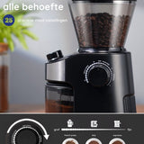Safecourt Kitchen Koffiemolen Deluxe - Elektrische koffiemolen - Koffiebonen maler - Zwart