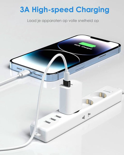 USB-C naar USB-A Adapter 2 stuks – Universele USB C naar USB A converter - Compatibel met alle USB Type C Apparaten