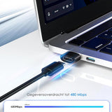 USB-C naar USB-A Adapter 2 stuks – Universele USB C naar USB A converter - Compatibel met alle USB Type C Apparaten