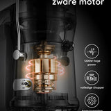 Safecourt Kitchen Sapcentrifuge - Juicer voor Groenten & Fruit - Grote Vulopening - 3 snelheden - 1200 Watt