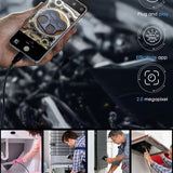 Vesfy Inspectiecamera Met App en Dubbele Camera - Verlichting - 5 Meter - 1920P HD - Android-IOS - IP67 Waterdicht - Endoscoop