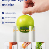 Safecourt Kitchen Sapcentrifuge - Juicer voor Groenten & Fruit - Grote Vulopening - 3 snelheden - 1200 Watt