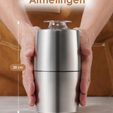 Elektrische Koffiemolen - 200W - 60g Capaciteit - Roestvrij Staal - Stil (45dB) - Koffiebonen, Noten & Specerijen