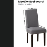 Stoelhoezen - Eetkamerstoel Hoes - 6 Stuks - Bescherm stijlvol je stoelen