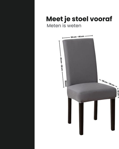 Stoelhoezen - Eetkamerstoel Hoes - 6 Stuks - Bescherm stijlvol je stoelen
