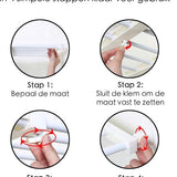 Kastplank - Verstelbaar - Legplank - Draagt tot 25 kg - 53-90x30 cm - Wit