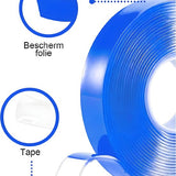 24ME® 6 Meter Dubbelzijdig Ballonnen - Transparant - Voor Feestdecoratie - Helium Effect