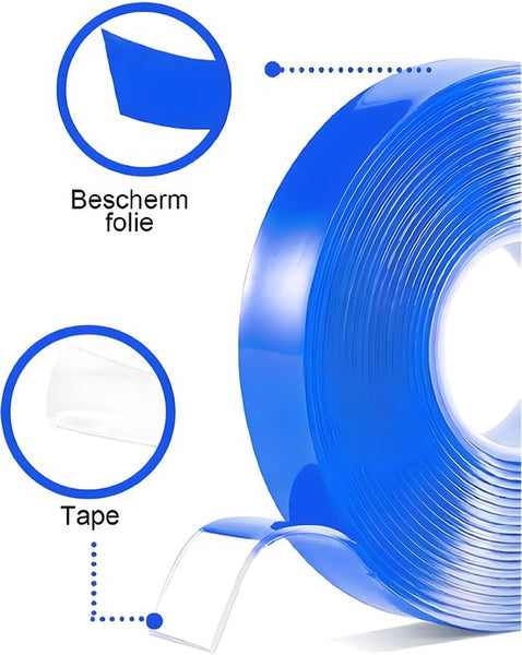 24ME® 6 Meter Dubbelzijdig Ballonnen - Transparant - Voor Feestdecoratie - Helium Effect