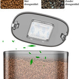 Automatische Voerbak - Kat en Hond - 2-in-1 Voerautomaat - Voerautomaat - Voice Recorder & Timer - Smart App Besturing - Voerdispenser - 6L - Zwart - Honeyguardian
