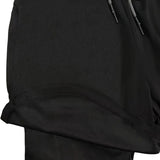 SparkNine Stridex fitness short heren - dubbellaags - met telefoonzak - S - zwart - sneldrogend - met handdoeklus & zakken - functioneel & comfortabel