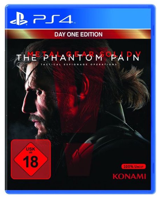 Konami METAL GEAR SOLID V: The Phantom Pain, PS4 Basis Duits, Engels, Italiaans PlayStation 4