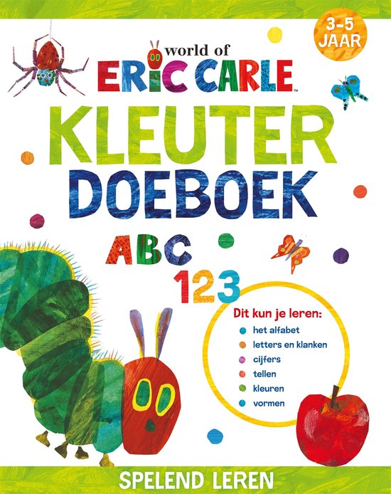 Rupsje Nooitgenoeg - World of Eric Carle kleuterdoeboek 3-5 jaar