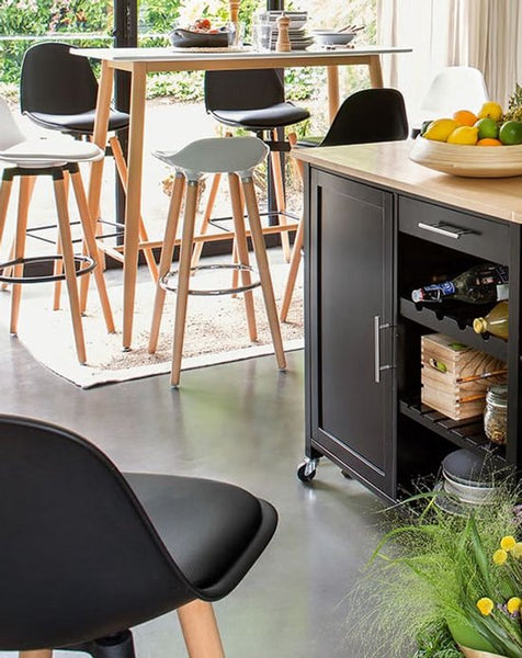 5Five® Luxe Grote houten Keukentrolley