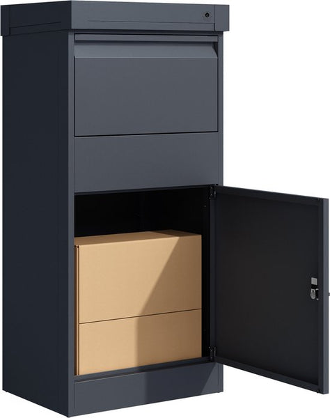 4gardenz® Pakketbrievenbus XL - Staande - Pakketbox - Antraciet