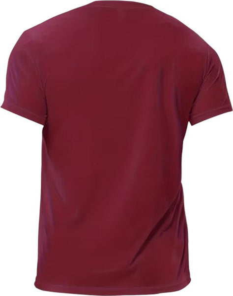 SparkNine Stormcore heren sport t-shirt - sneldrogend & ademend - fitness shirt - XS - rood - korte mauwen - training, rennen, casual dragen