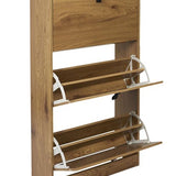 4goodz schoenenkast 3 lades 60x24x118 - voor 18 paar