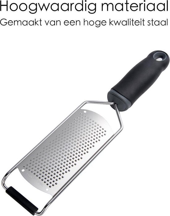 Handrasp - RVS - Keukenrasp - Kaasrasp fijn - Kaasrasp - Citroenrasp - Groenterasp - Zest - Zesteur - Handraspen