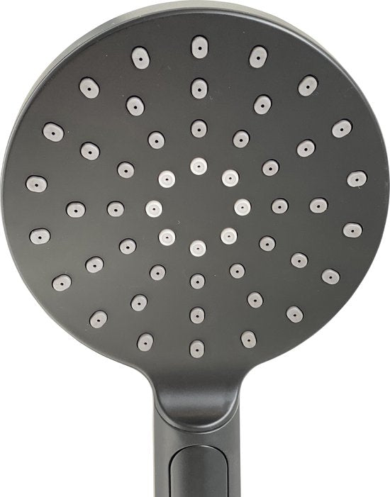Luzzo® Flower Design Doucheset Glijstang-set - Zwart