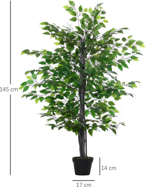 4goodz Kunstplant Banyanboom Ficus Benghalensis 145cm