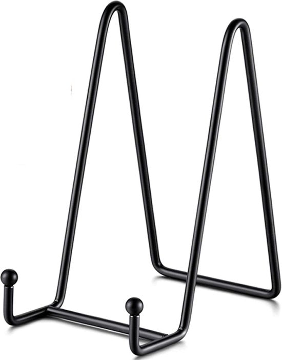 Bordenstandaard - Zwart - 2 Stuks - Bordenrek - Bordenstandaard voor Sierborden - Borden Display Standaard