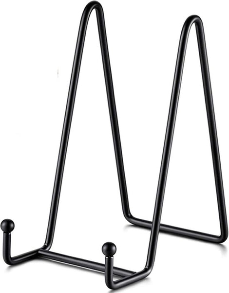 Bordenstandaard - Zwart - 2 Stuks - Bordenrek - Bordenstandaard voor Sierborden - Borden Display Standaard