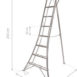 Niwaki Driepoot Tuinladder 240 cm Snoeiladder Tripod Ladder - Plukladder