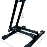 4toolz® Universele vrijstaande Fietsstandaard Mountainbike en Gewone fiets - Zwart