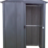 Spacemaker Metalen gereedschapsschuur 54 - 122x151x198cm - Grijs