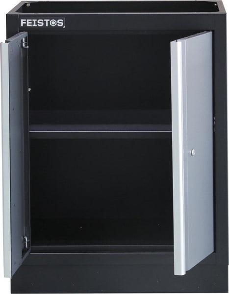 Feistos Gereedschapskast Apollo 5 | 46x136x200 cm - Grijs/zwart