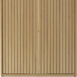 Wastafelonderkast Tasso - Wastafelmeubel Paneel dessin 28x60x80 cm - Bruin