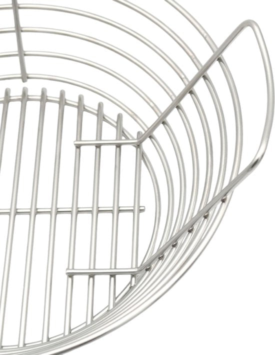 Kolenmand - Met Uitneembare Divider - Geschikt voor 21, 22, 23 en 24 Inch - RVS - Kamado Accessoires - BBQ Accessoires