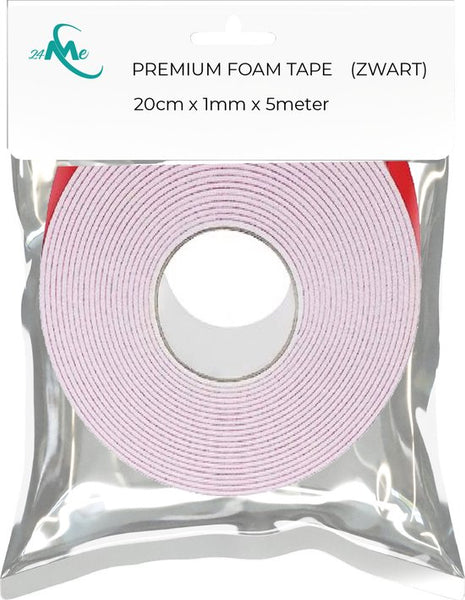 24ME® - Strong Dubbelzijdig PE Foam Tape - Wit - 20mm x 1mm - 5 Meter - Extra Sterke Kleefkracht