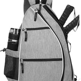 Padel- en Tennistas Rugzak - Grijs - Waterdicht, Ademend en Comfortabel voor Padel, Pickleball, Tennis & Meer