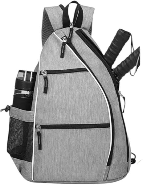 Padel- en Tennistas Rugzak - Grijs - Waterdicht, Ademend en Comfortabel voor Padel, Pickleball, Tennis & Meer