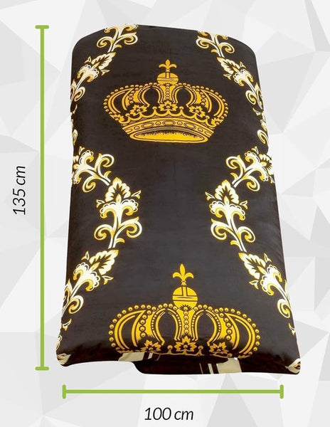 Hanse® Gouden kroon dekbedovertrek - 1 persoons - 135x200cm