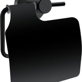 4bathroomz® Oslo toiletrolhouder met klep - WC rolhouder