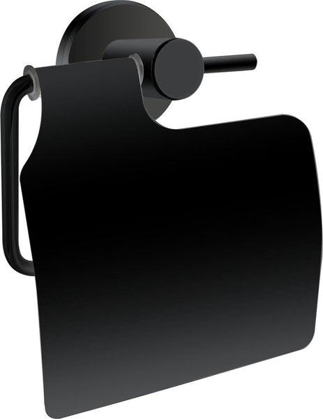 4bathroomz® Oslo toiletrolhouder met klep - WC rolhouder
