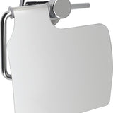 4bathroomz® Oslo toiletrolhouder met klep - WC rolhouder