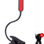 Roodlicht Leeslampje - Stimuleert Melatonine en Bioritme voor Betere Slaap - Klemlamp voor in Bed - Leeslampje voor Boek - Rood Licht Lamp