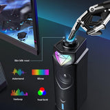 Vesfy 2-in-1 Soundbar & PC Speakers - Bluetooth 5.3 - RGB Verlichting - HiFi Stereo - Geschikt voor PC, Laptop & Monitor - Gaming & Muziek