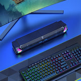 Vesfy 2-in-1 Soundbar & PC Speakers - Bluetooth 5.3 - RGB Verlichting - HiFi Stereo - Geschikt voor PC, Laptop & Monitor - Gaming & Muziek