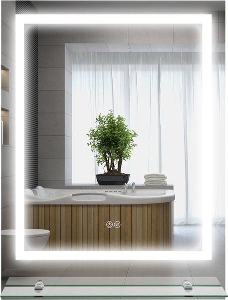 Badkamerspiegel 50x70 cm met Verlichting en Planchet