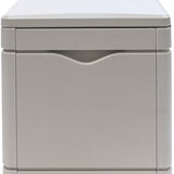 Lifetime® Kunststof Kussenbox 495L - tuinkist 61x152x67cm - Lichtgrijs